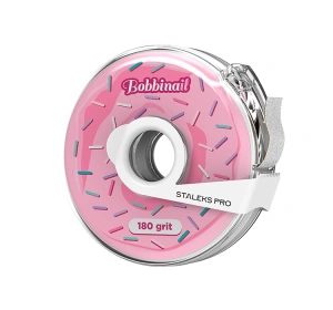 Staleks Pro Bobbinail Selbstklebendes weißes Schleifband Expert 180 grit in Kunststoffbox 7 m