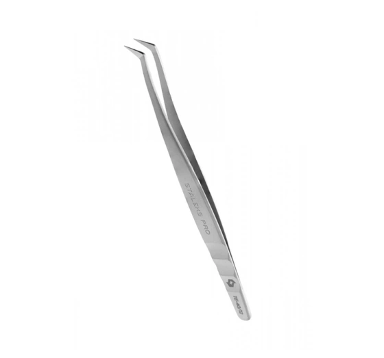 Staleks Pro Expert Lash Brow L-Shaped 65' Pinzette für Wimpernverlängerung TE-40/12