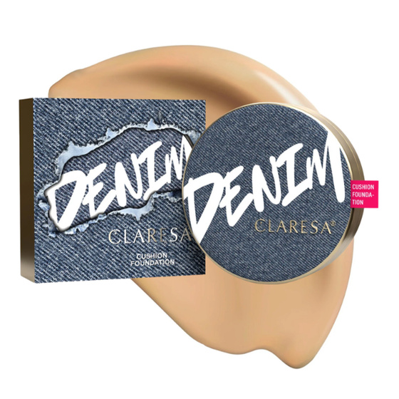 Claresa Denim deckende Grundierung im Kissen 03 15 g