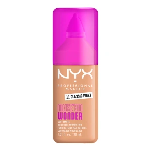 NYX Professional Makeup Make 'Em Wonder Leichte mattierende Foundation 11 Classic Ivory 30 ml