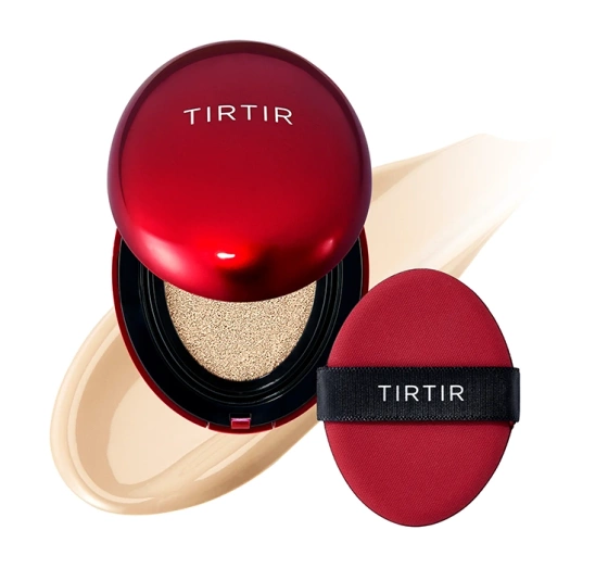 Kliknij na zdjęcie, aby je powiększyć TIRTIR Mask Fit Red Cushion SPF 40 PA++ Langanhaltende Compact Foundation 27N Camel 18g