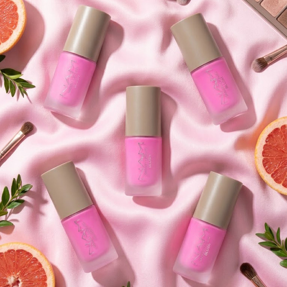 Kliknij na zdjęcie, aby je powiększyć NAM Smart Liquid Blush – flüssiges Rouge 03 Radiant Pink 19 ml