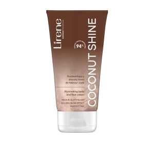 LIRENE COCONUT SHINE AUFLEUCHTENDE GOLDENE GESICHTS- UND KÖRPERCREME 150ML