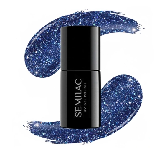 Semilac Winter Wonderland UV-Hybridlack 653 Mystery Blue 7 ml