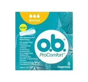O.B. PRO COMFORT NORMAL TAMPONS 8 STÜCK