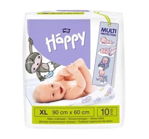 Bella Baby Happy Hygienische Einmalunterlagen für Kinder XL 10 Stück