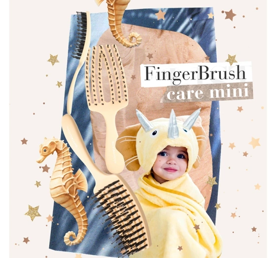 Kliknij na zdjęcie, aby je powiększyć OLIVIA GARDEN FINGERBRUSH CARE MINI KIDS HAARBÜRSTE YELLOW