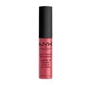 NYX PROFESSIONAL MAKEUP SOFT MATTE LIPPENSTIFT LIPPENBALSAM SAN PAULO 08