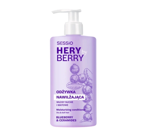 Sessio Hery By Berry Blueberry & Ceramides Feuchtigkeitsspendender Conditioner für trockenes und mattes Haar 290 ml