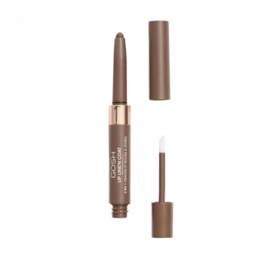 Kliknij na zdjęcie, aby je powiększyć Gosh Lip Line’n Coat Lippenkonturstift + mattes Top 003 Soft Nougat 2ml