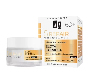 AA 5 REPAIR 60+ GOLDENE KUR NACHTCREME REGENERIEREND UND AUFBAUEND 50ML