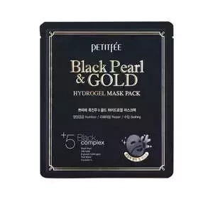 PETITFEE BLACK PEARL & GOLD HYDROGEL-TUCHMASKE ANTI AGING 32G