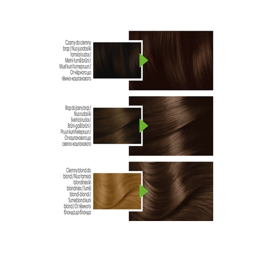 Kliknij na zdjęcie, aby je powiększyć Garnier Color Naturals Permanente Haarfarbe 4 Braun