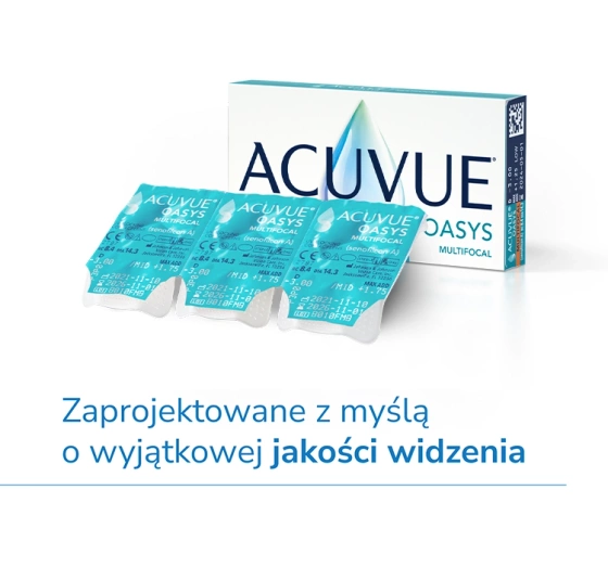 Kliknij na zdjęcie, aby je powiększyć Acuvue Oasys Multifocal Kontaktlinsen 6 Stück