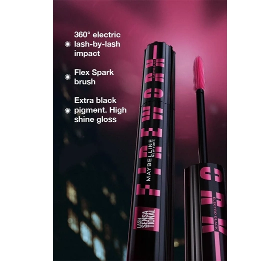 Maybelline Lash Sensational Firework Wimperntusche Electro Black 10ml