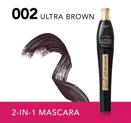 BOURJOIS TWIST UP THE VOLUME WIMPERNTUSCHE 002 ULTRA BROWN 8ML