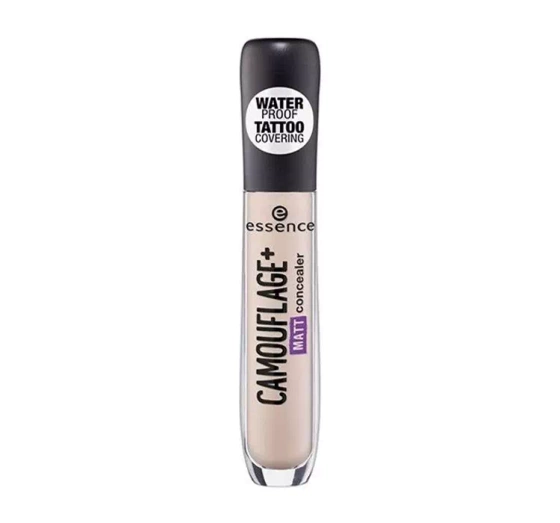 Kliknij na zdjęcie, aby je powiększyć ESSENCE CAMOUFLAGE+ MATT WASSERFESTER CONCEALER 10 LIGHT ROSE 5ML