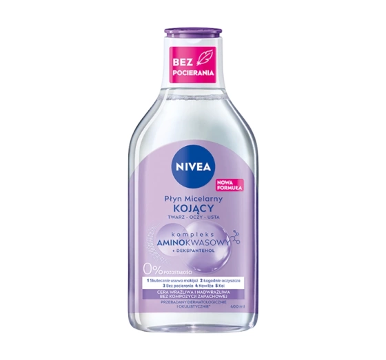 Kliknij na zdjęcie, aby je powiększyć NIVEA MIZELLARWASSER EMPFINDLICHE HAUT 400 ML