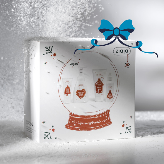 ZIAJA WEIHNACHTSAROMEN GESCHENKSET ZUR KÖRPERPFLEGE LEBKUCHEN