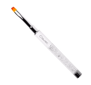 Clavier Gel-Pinsel mit weißen Zirkonen Größe 04