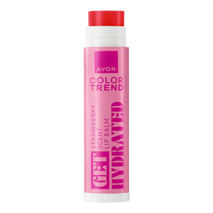 Avon Color Trend Get Hydrated Feuchtigkeitsspendende Lippenpflege SPF 15 Strawberry 4 g