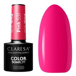 Claresa Hybrid-Nagellack Pink 531, 5 g