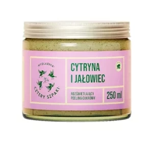 Mydlarnia Cztery Szpaki Leuchtendes Zuckerpeeling Zitrone Wacholder 250ml