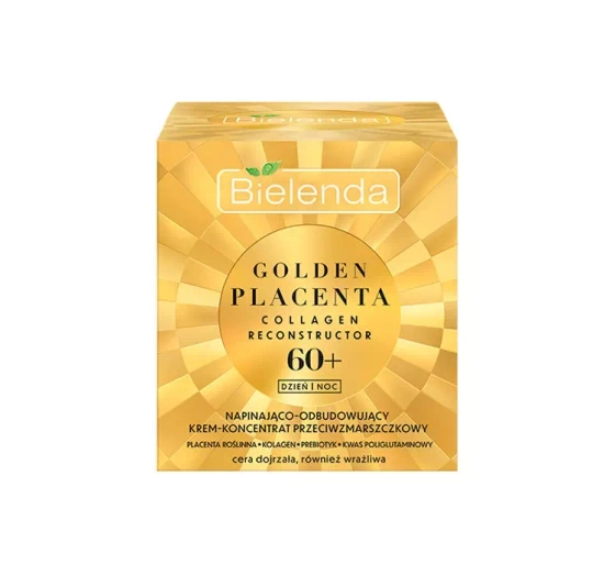BIELENDA GOLDEN PLACENTA ANTI-FALTEN-CREME FÜR TAG UND NACHT 70+ 50ML