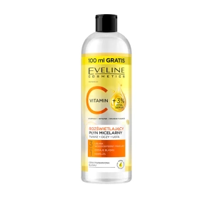Eveline Cosmetics Aufhellendes Mizellenwasser mit Vitamin C 500 ml