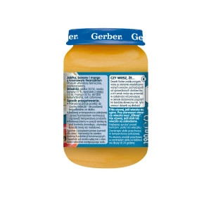 Gerber Früchte-Dessert mit Äpfeln, Bananen und Mango mit cremigem Quark 190g