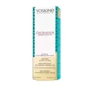 YOSKINE OKINAWA GREEN CAVIAR ANTI FALTEN CREME FÜR AUGEN- UND LIPPENGEGEND 15 ML