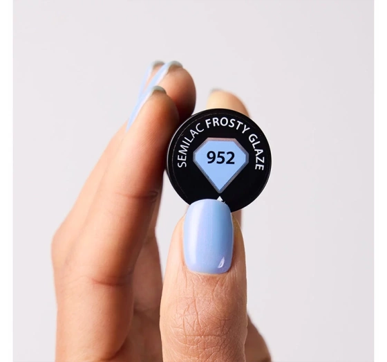 Kliknij na zdjęcie, aby je powiększyć Semilac Winter Wonderland UV-Hybridlack 952 Frosty Glaze 7 ml