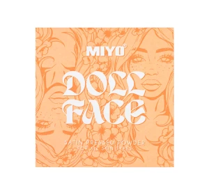 MIYO DOLL FACE SATIN GEPRESSTER PUDER FÜR GESICHT 02 PRINCESS 7G