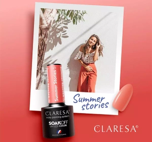 CLARESA SOAK OFF HYBRIDLACK SUMMER STORIES 5 5ML