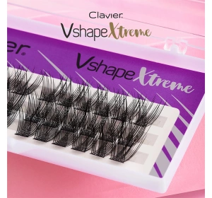 Clavier Vshape Xtreme Wimpernbüschel 10/12/14mm 