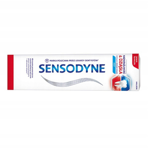 Sensodyne Zahnpasta für empfindliche Zähne und Zahnfleisch, Minzgeschmack, 75 ml