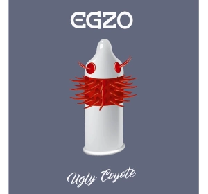 EGZO STIMULIERENDES KONDOM MIT NOPPEN UGLY COYOTE MEDIUM 1 STÜCK
