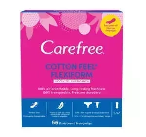 CAREFREE COTTON FLEXIFORM GERUCHLOSE SLIPEINLAGEN 56 STÜCK
