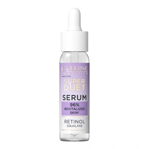 Eveline Cosmetics Super Duet Repair-Gesichtsserum mit 2 % Retinol für trockene und reife Haut, 30 ml