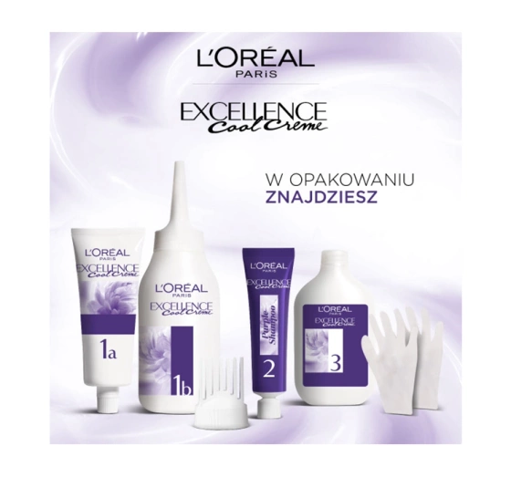 Kliknij na zdjęcie, aby je powiększyć LOREAL EXCELLENCE COOL CREME HAARFARBE 4.11 ULTRA-ASCHE BRAUN