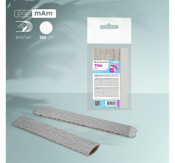 Kliknij na zdjęcie, aby je powiększyć Staleks Pro Austauschbare Feilen papmAm Thin Smart 22 150 grit 50 Stück