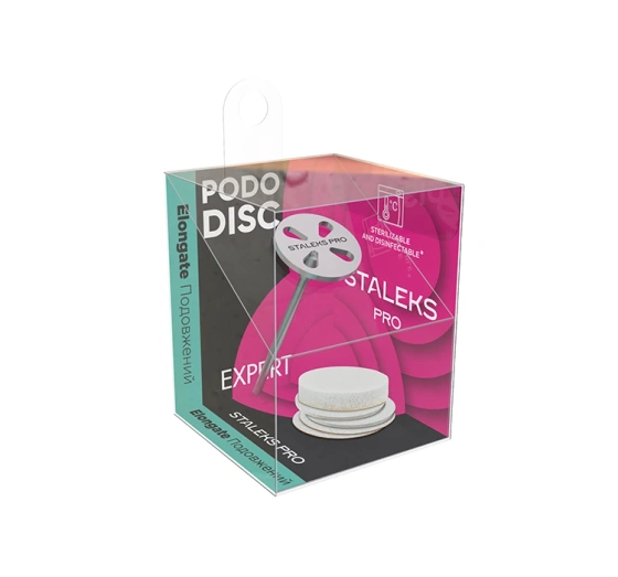 Kliknij na zdjęcie, aby je powiększyć Staleks Pro Pododisc Verlängerte Pediküre-Scheibe + Set austauschbarer Aufsätze S/15 mm 180 grit 5 Stück