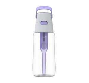 Dafi Solid Filterflasche mit Aktivkohlefilter 0,5 l Violett