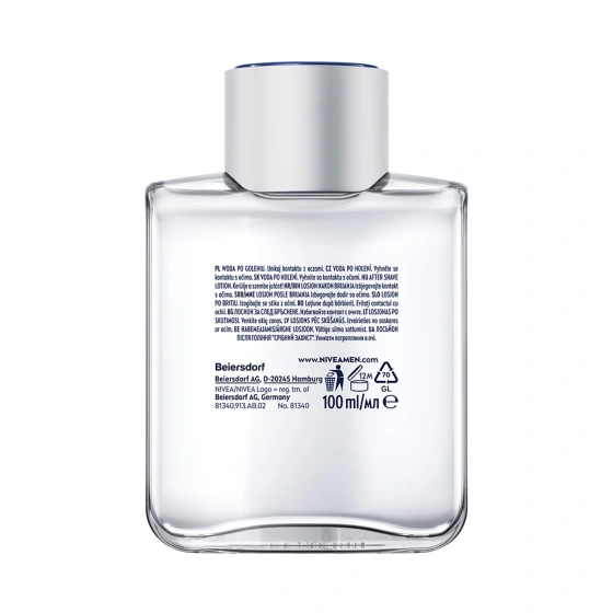NIVEA MEN Silver Protect After Shave Lotion – Rasierwasser für Männer, 100 ml