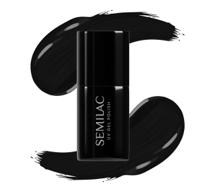 Semilac Black & White UV Hybrid Nagellack 031 Black Diamond 7 ml