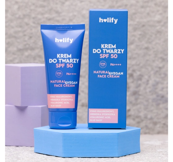 Holify Hyaluronsäure-Gesichtscreme SPF 50 PA++++ 50ml