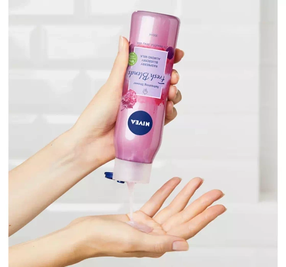 Kliknij na zdjęcie, aby je powiększyć NIVEA FRESH BLENDS ERFRISCHENDES DUSCHGEL 300ML