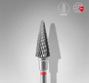 Staleks Pro Expert Hartmetallfräser Zapfen Rot FT71R060/14