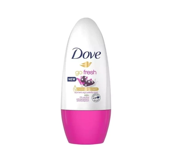 DOVE GO FRESH ACAI BERRY & WATERLILY SCENT ROLL-ON ANTITRANSPIRANT 50ML
