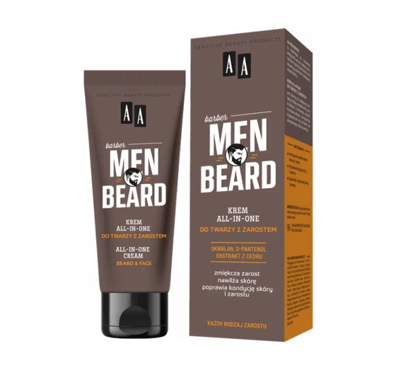 Kliknij na zdjęcie, aby je powiększyć AA Men Beard All-in-one-Creme für Gesicht mit Bart 50 ml